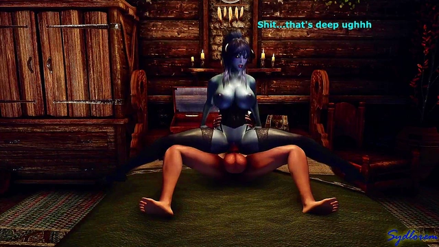 Horny Futa Pei Rides Eleanor’s Horse Dick Outdoors for Handjob & Foot Job Fun