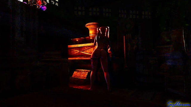 Horny Futa Pei Rides Eleanor’s Horse Dick Outdoors for Handjob & Foot Job Fun