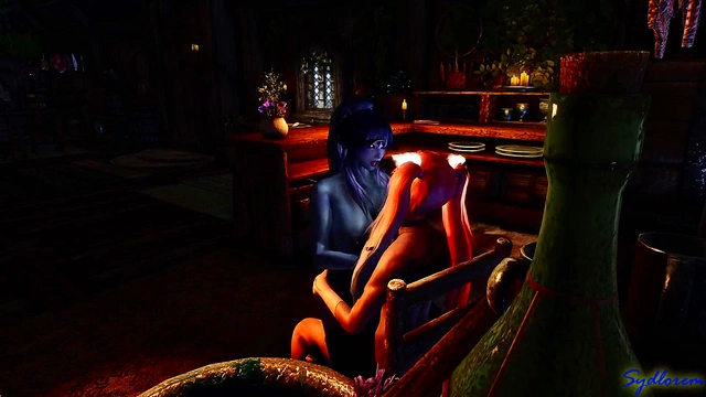 Horny Futa Pei Rides Eleanor’s Horse Dick Outdoors for Handjob & Foot Job Fun