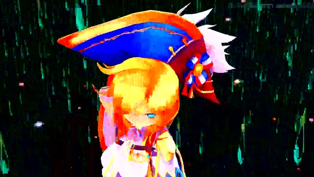 Two Anime Girls Dance and Sing Without Panties MMD Style