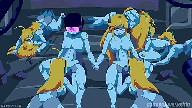 Hacked Harem – Sexy Cyborg Group Sex Adventure With Robots & Octopuses