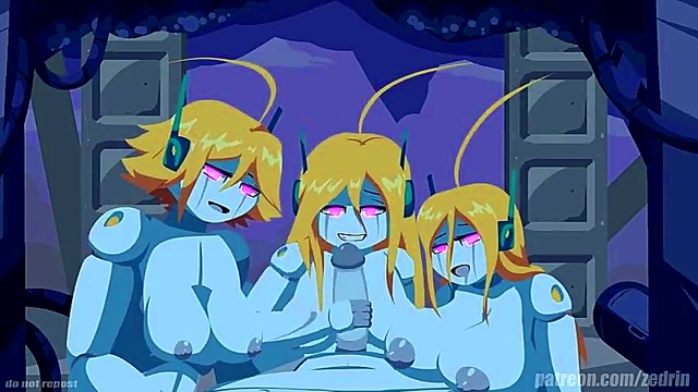 Hacked Harem – Sexy Cyborg Group Sex Adventure With Robots & Octopuses