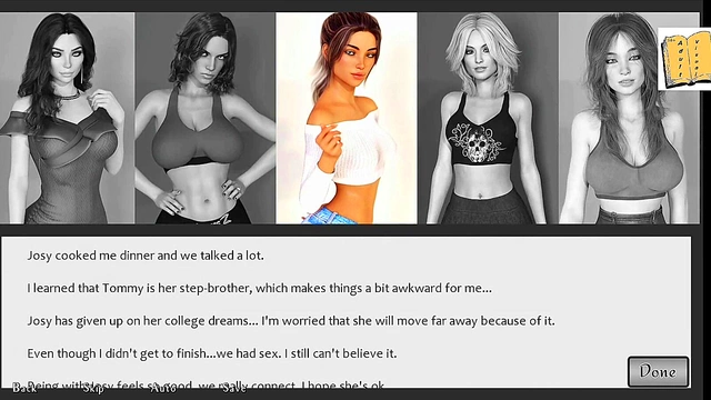 Blonde & Brunette Hentai Babes With Big Asses And Tits Seduce You In This Erotic Visual Novel