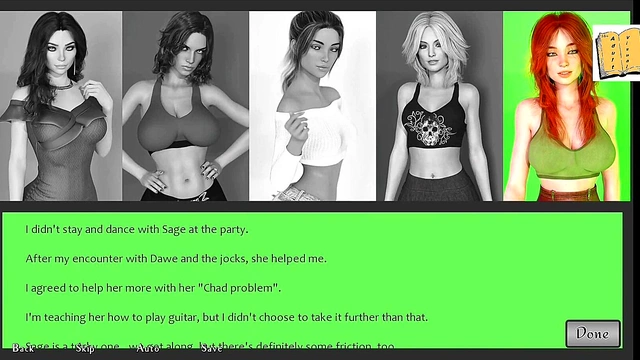 Blonde & Brunette Hentai Babes With Big Asses And Tits Seduce You In This Erotic Visual Novel