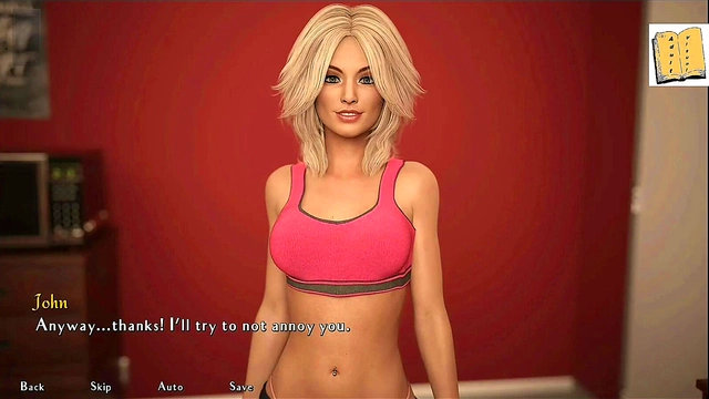 Big-Ass College Chick Rides Dick In 3D Hentai Visual Novel Sex Game Walkthrough