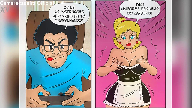 Slutty Cleaners Seduce in Favela for Hot Anime Sex Action