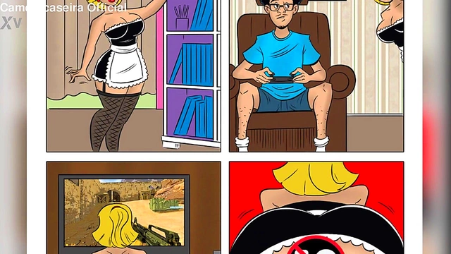 Slutty Cleaners Seduce in Favela for Hot Anime Sex Action