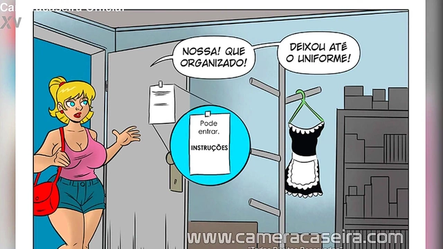 Slutty Cleaners Seduce in Favela for Hot Anime Sex Action