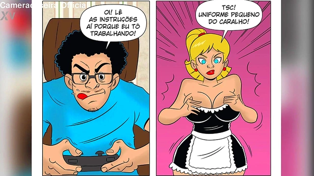 Slutty Cleaners Seduce in Favela for Hot Anime Sex Action