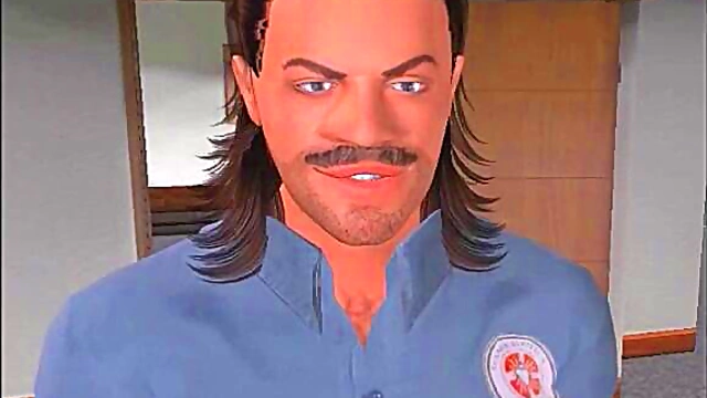 Naughty Nancy’s Mommy Gets Handy With The Toon Handyman For Retro Fun