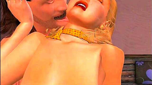 Naughty Nancy’s Mommy Gets Handy With The Toon Handyman For Retro Fun