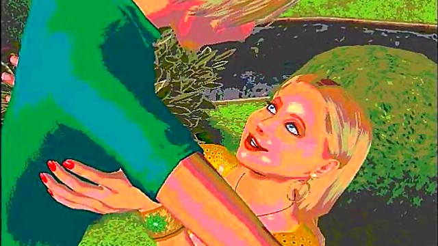 Naughty Nancy’s Mommy Gets Handy With The Toon Handyman For Retro Fun