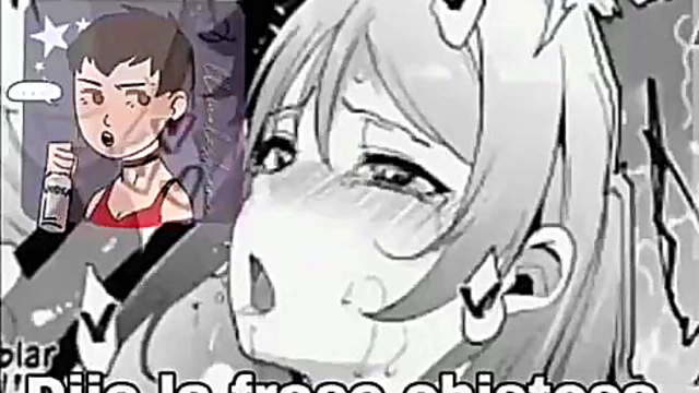Mona Shina Gives AHeGao Tit Action In Steamy Anime Scene