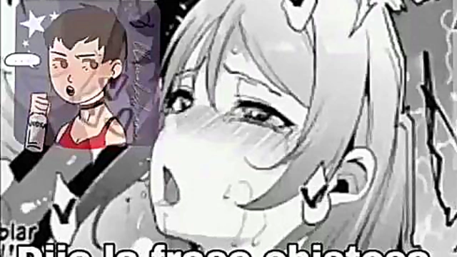 Mona Shina Gives AHeGao Tit Action In Steamy Anime Scene