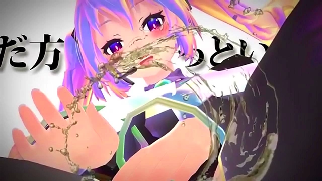 Hatsune Miku’s Steamy Anime Pee Scene in Vibrant 3D CG Animation