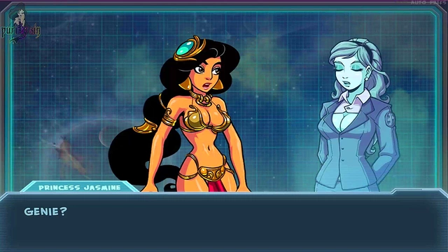 Rough Hentai Slave Masturbates & Milks Big Tits for Akabur's X-Men Fantasy