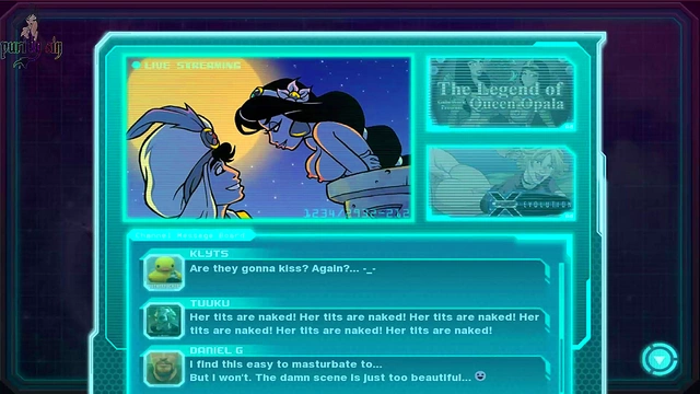 Rough Hentai Slave Masturbates & Milks Big Tits for Akabur's X-Men Fantasy