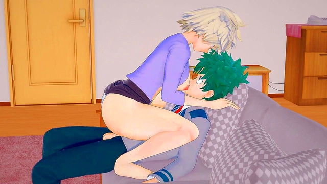 Mitsuki Bakugo Shows Gratitude to Izuku Midoriya With Passionate 3D Hentai Action