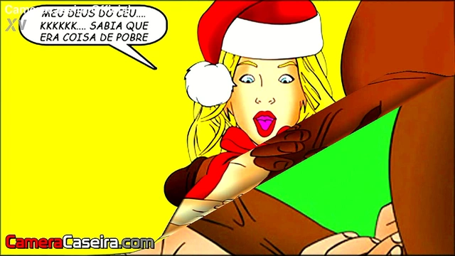 Seductive Teen Patricinha Gets Her Naughty Christmas Wish From Building Guard's Big Dick