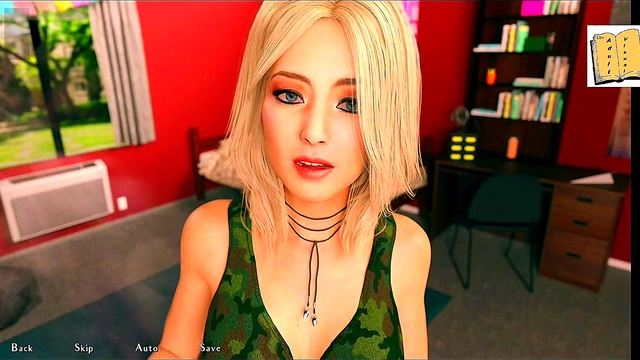 Hot Blonde Chick Rides Big Dick In 3D Hentai Visual Novel Walkthrough