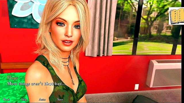 Hot Blonde Chick Rides Big Dick In 3D Hentai Visual Novel Walkthrough