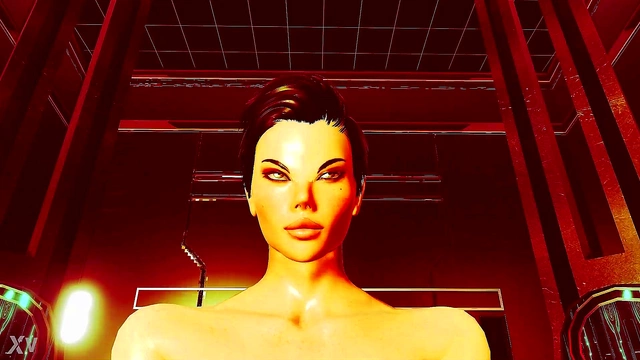 Nude Space Fighters Battle in 3D Arena for Sci-Fi Pleasure