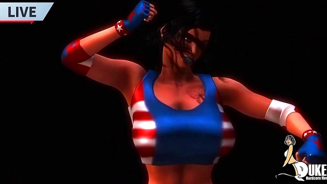 Horny Pro Wrestling Diva Dominated By Hardcock Luchador In Rough 3D BDSM Action