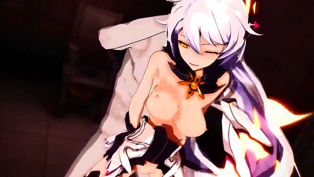 Kiana's Impact God Fantasy Unleashed in MMD Hentai Action