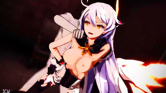 Kiana's Impact God Fantasy Unleashed in MMD Hentai Action
