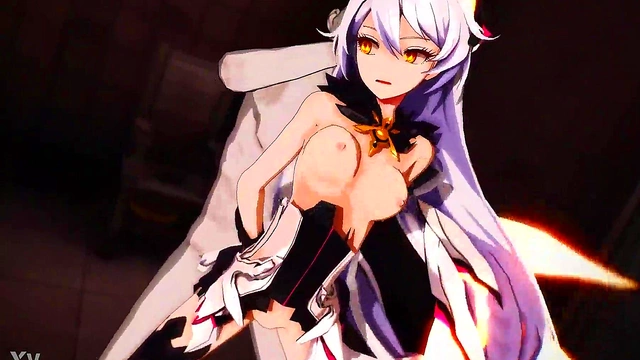 Kiana's Impact God Fantasy Unleashed in MMD Hentai Action