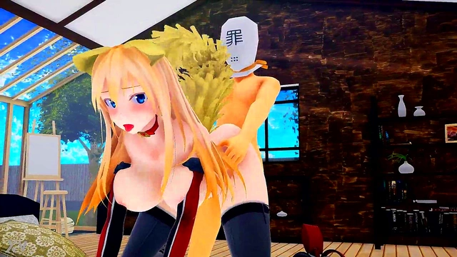 Cute MMD Anime Chick Shows Off Her Sexy Moves In Hot Hentai Action