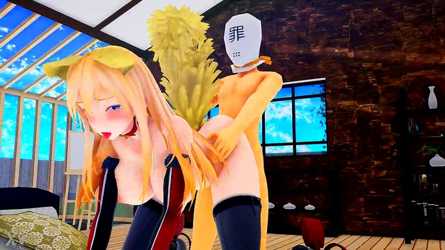Cute MMD Anime Chick Shows Off Her Sexy Moves In Hot Hentai Action