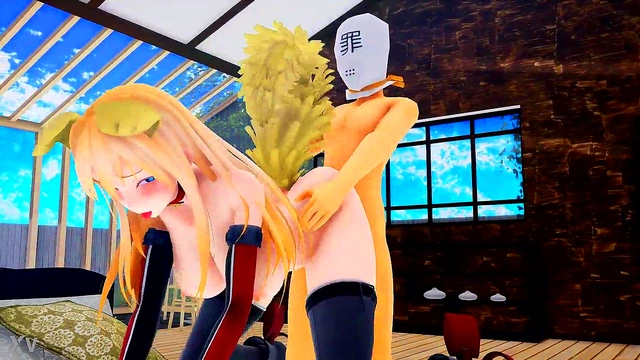Cute MMD Anime Chick Shows Off Her Sexy Moves In Hot Hentai Action