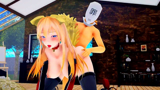 Cute MMD Anime Chick Shows Off Her Sexy Moves In Hot Hentai Action