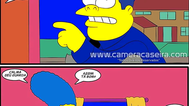 Homer Simpson Seduces Marge in Steamy Comic Book Hentai Parody