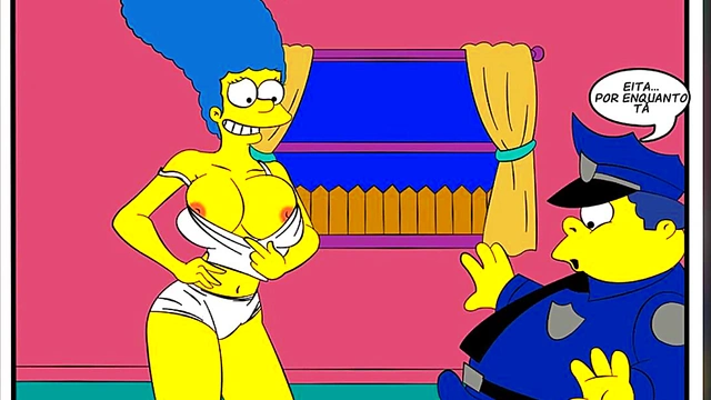 Homer Simpson Seduces Marge in Steamy Comic Book Hentai Parody