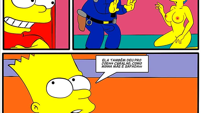 Homer Simpson Seduces Marge in Steamy Comic Book Hentai Parody