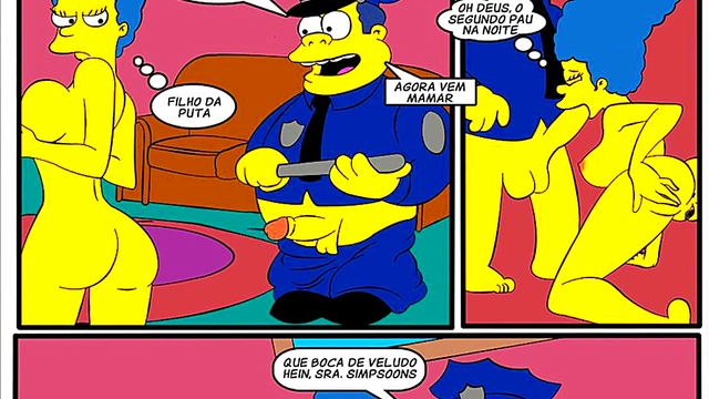 Homer Simpson Seduces Marge in Steamy Comic Book Hentai Parody