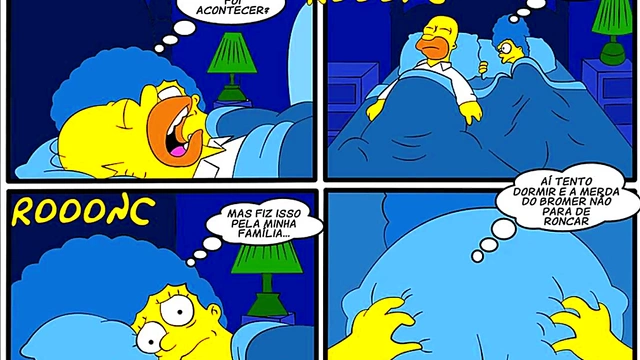 Homer Simpson Seduces Marge in Steamy Comic Book Hentai Parody