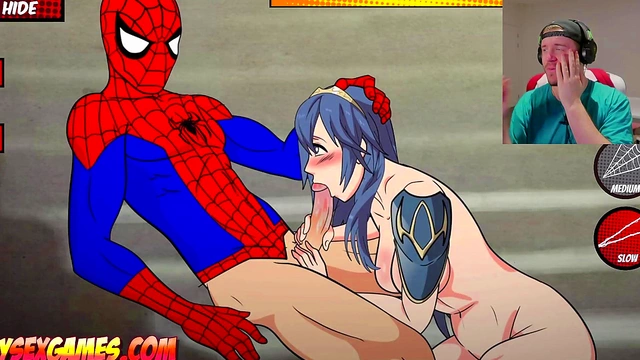 Spider-Man Goes Wrong – Black Cat Seduces Him in Naughty Marvel Hentai Cartoon