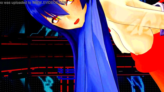 MMD Anime Couple Groove To Music While Getting Intimate