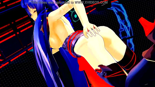 MMD Anime Couple Groove To Music While Getting Intimate