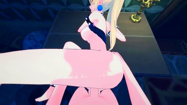 POV Bowsette Fucks Hard With Big Tits & Tattooed Ass For Cum Shot Delight