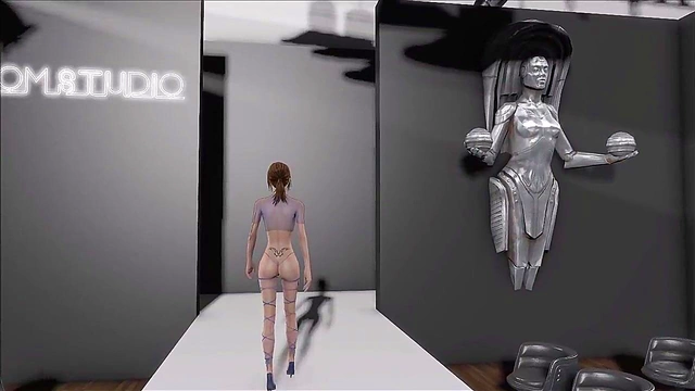 Sexy Brunette in Fallout 4 Anime Style Shows Off Hot ModFashion