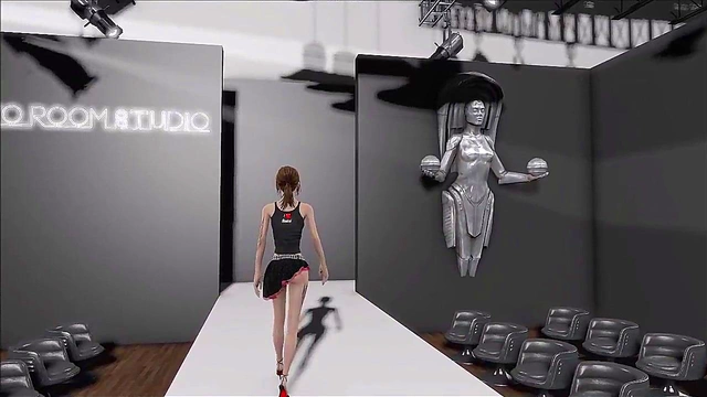 Sexy Brunette in Fallout 4 Anime Style Shows Off Hot ModFashion