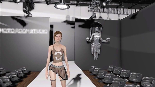 Sexy Brunette in Fallout 4 Anime Style Shows Off Hot ModFashion