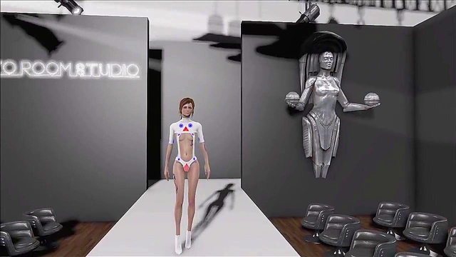 Sexy Brunette in Fallout 4 Anime Style Shows Off Hot ModFashion