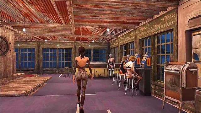 Teen Fallout 4 Slave Shows Off Sexy Fashion During Intense Hentai Action