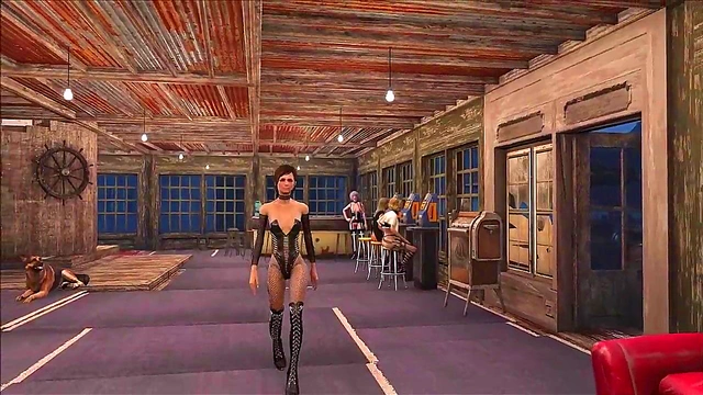Teen Fallout 4 Slave Shows Off Sexy Fashion During Intense Hentai Action