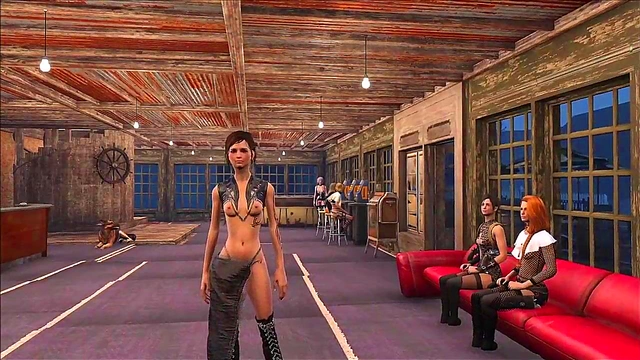 Teen Fallout 4 Slave Shows Off Sexy Fashion During Intense Hentai Action
